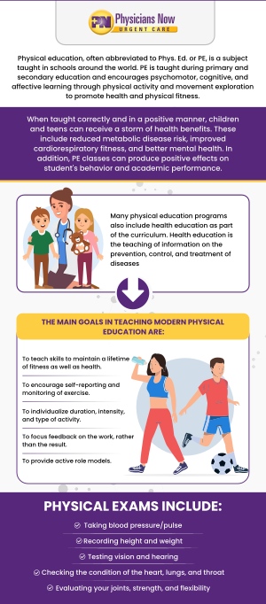 School physicals help to ensure you are healthy for your upcoming academic adventures no matter what age you are. Physicians Now Urgent Care and Walk-In Clinic offers school health assessment services. Contact us, or simply walk in, or reserve your spot online! We are located at 15215 Shady Grove Road, Suite 100, Rockville, MD 20850. School physicals help to ensure you are healthy for your upcoming academic adventures no matter what age you are. Physicians Now Urgent Care and Walk-In Clinic offers school health assessment services. Contact us, or simply walk in, or reserve your spot online! We are located at 15215 Shady Grove Road, Suite 100, Rockville, MD 20850.