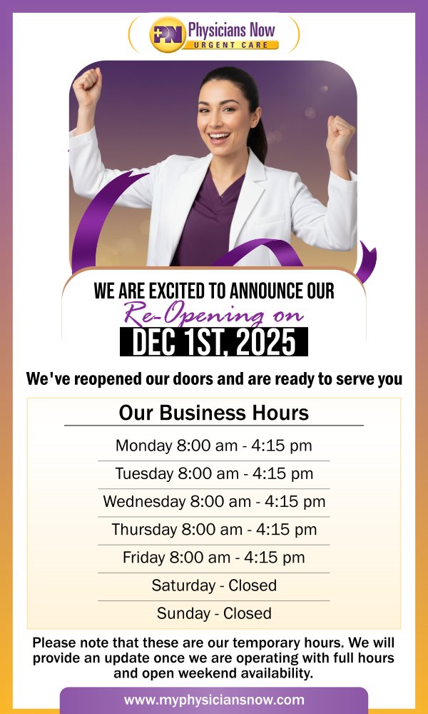 Physicians Now Urgent Care and Walk-In Clinic Located in Rockville, MD Physicians Now Urgent Care and Walk-In Clinic Located in Rockville, MD